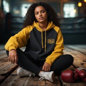 🥊 Everlast New York Hoodie – XL – Heavyweight, Broken-In & Ready for More